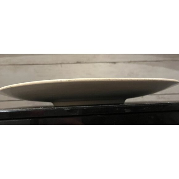 Handmade Ceramic Plate With Abstract Leaf Motif -Artist Signed - Picture 3 of 4